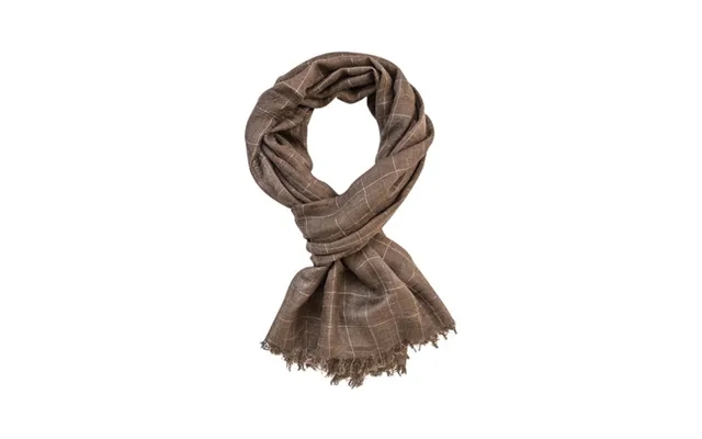 Cashmere scarf with narrow cubes product image