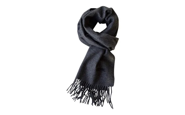 Coke gray merino wool scarf with logo product image