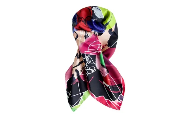 Silk scarf madones lacroix - deep coral product image