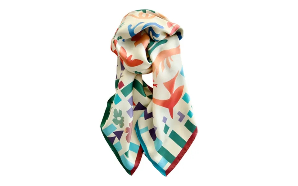 Silk scarf reve dè papier lacroix - cream