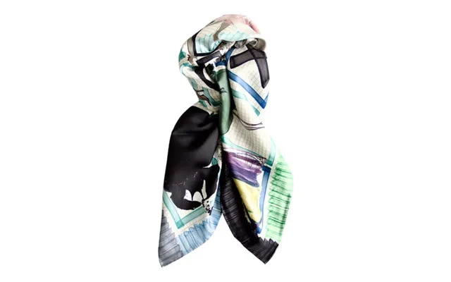 Silketørklæde Shopping Style Lacroix - Sort product image
