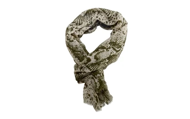 Tørklæde I Slangeprint I Armygrøn Beige product image
