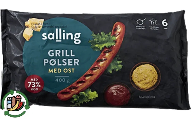 Grill sausage cheese salling product image