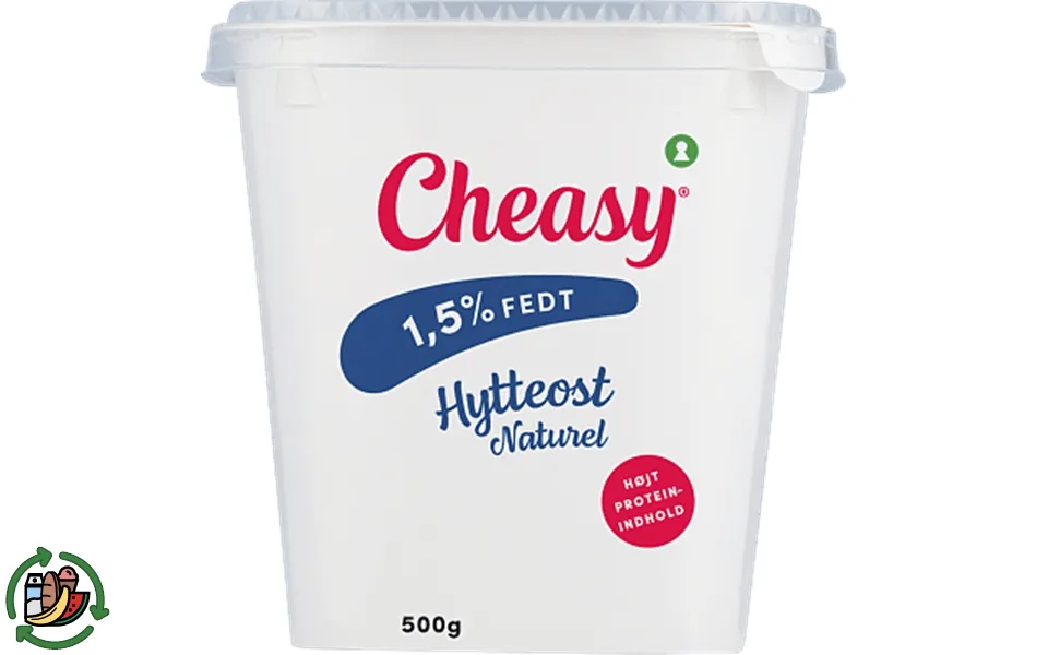Cottage cheese 1,5% cheasy