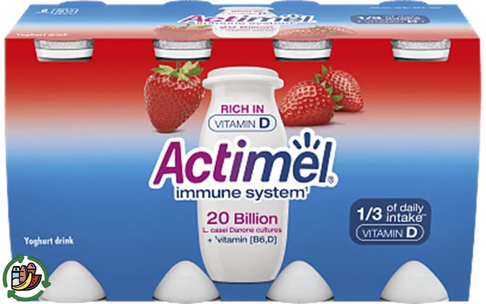 Strawberries drikyog actimel