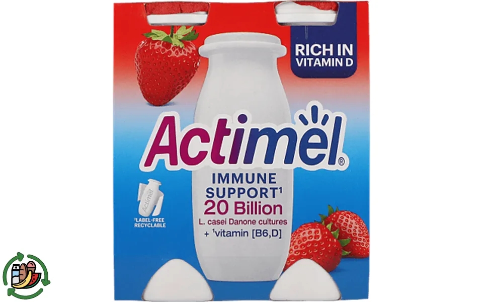 Strawberries drikyog actimel