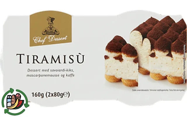 Tiramisu desser 2x80g product image