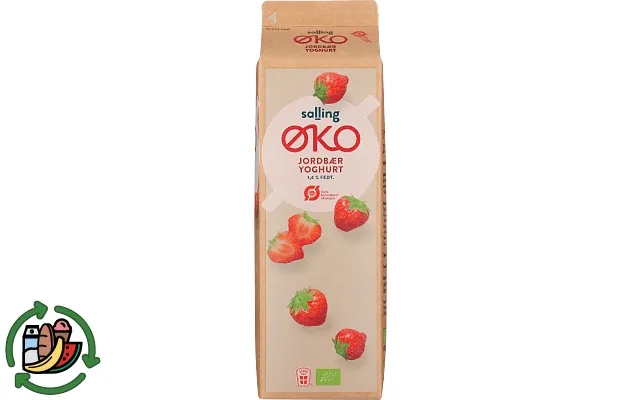 Yogurt strawberries salling eco product image
