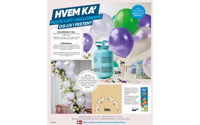 Luksusballoner I Latex Folieballoner Bilka Er 100% Danskejet Og En Del Af Salling Group product image