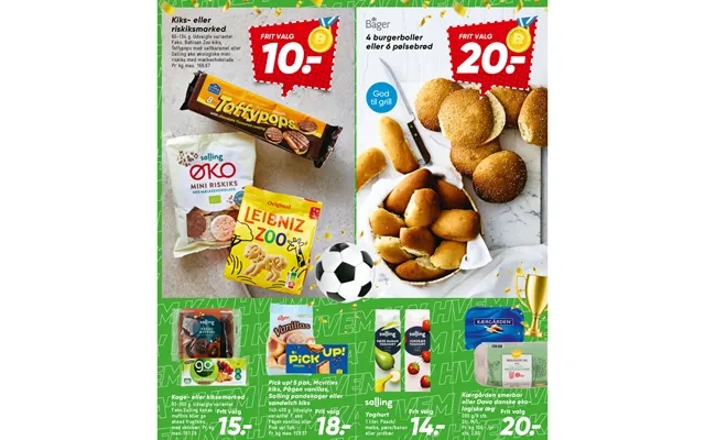 4 Burgerboller or 6 hot dog bread biscuits - or riskiksmarked product image