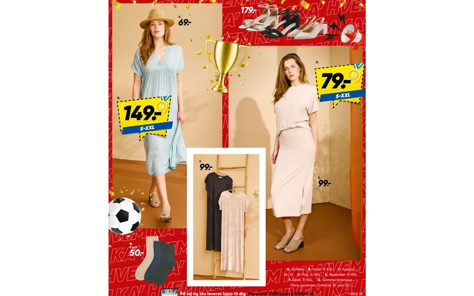 Get clothes past, the laws shoes delivered home to you more than 1000 goods on bilka
