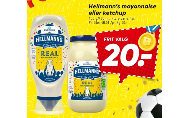 Hellmann’s Mayonnaise Eller Ketchup product image