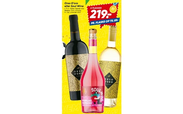 Orso D’oro Eller Soul Wine product image