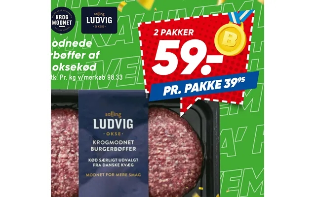 Burgerbøffer Af Dansk Oksekød product image