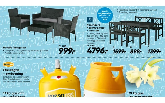 C.Rosenborg garden furniture - matt black a.B.Ravello lounge set product image