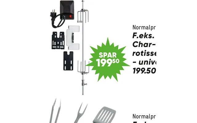 F.eks.char-broil Rotisserie - Universal 199.50 product image