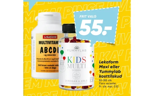 Lekaform maxi or yummylab supplements product image