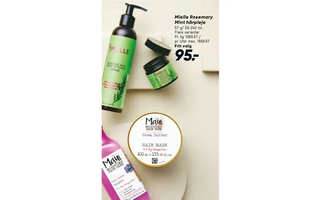 Mielle rosemary mint hair care product image