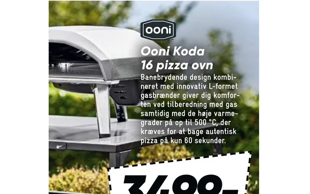 Ooni koda 16 pizza oven product image