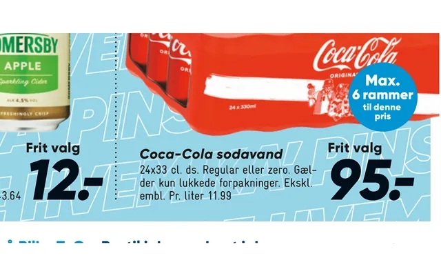 6 Rammer Coca-cola Sodavand product image