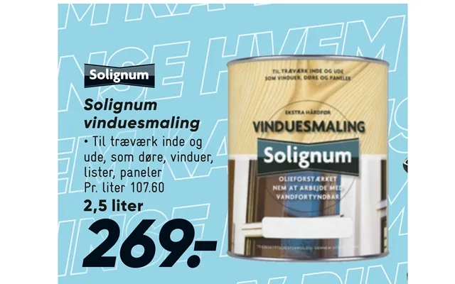 Solignum Vinduesmaling product image
