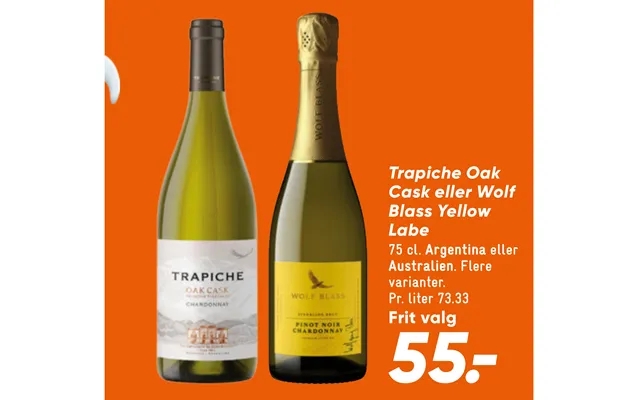 Trapiche Oak Cask Eller Wolf Blass Yellow Labe product image