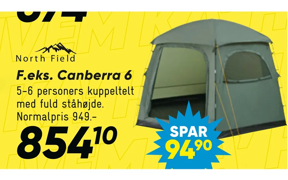 5-6 Persons dome tent