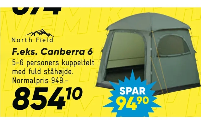 5-6 Persons dome tent product image