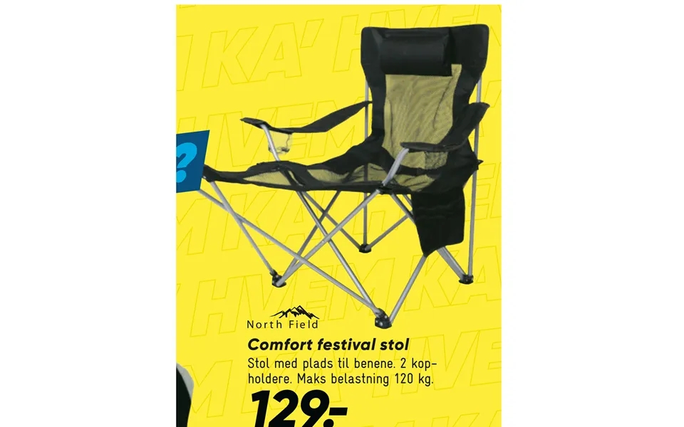 Comfort festival chair