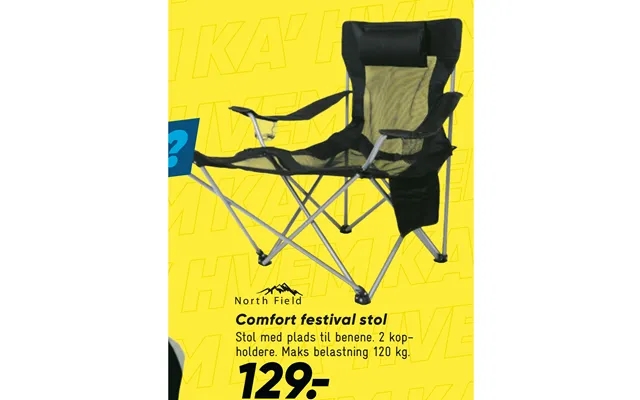 Comfort festival chair product image