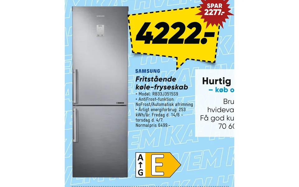 Freestanding fridge-freezer