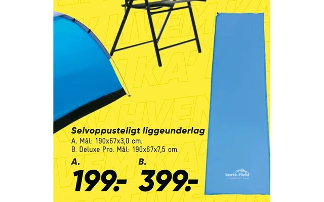 Self-inflating sleeping pad a.B. product image