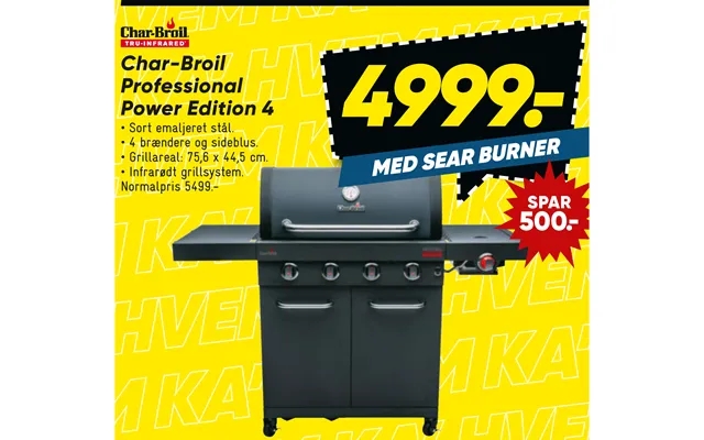 Char-broil Professional Power Edition 4 product image