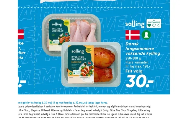Dansk Langsommere Voksende Kylling product image