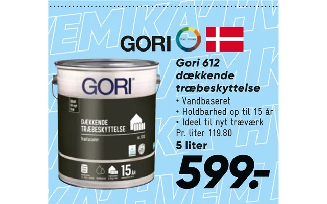 Gori 612 Dækkende Træbeskyttelse product image