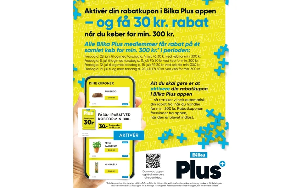 Assets your discount coupon in bilka plus app