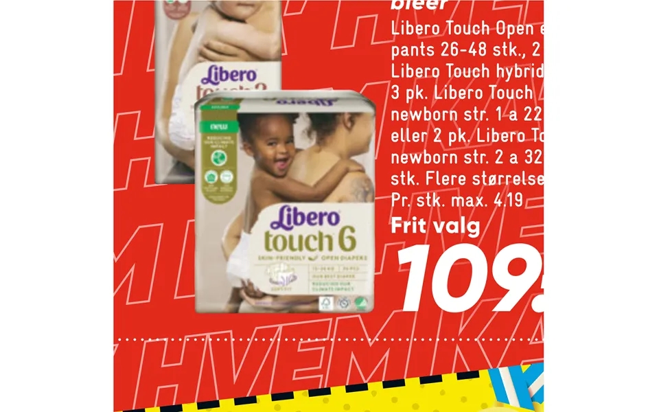 Libero touch diapers