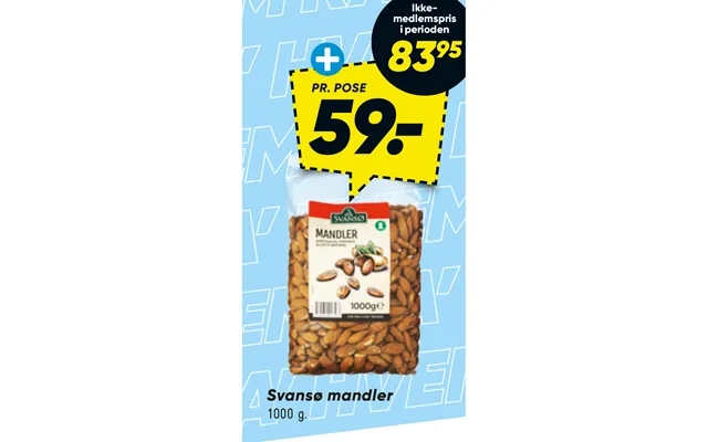 Svansoe almonds product image