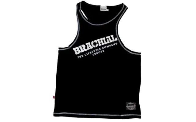 Brachial Tank Top Cool Sort Hvid S product image