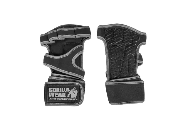 Yuma weightlifting workout gloves - black gray product image
