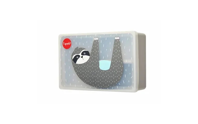3 Sprouts lunchbox in silicone - sloth product image