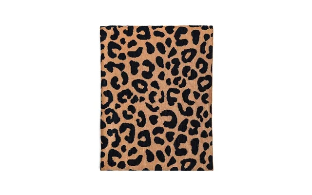 Leopard pattern carpet - brown product image