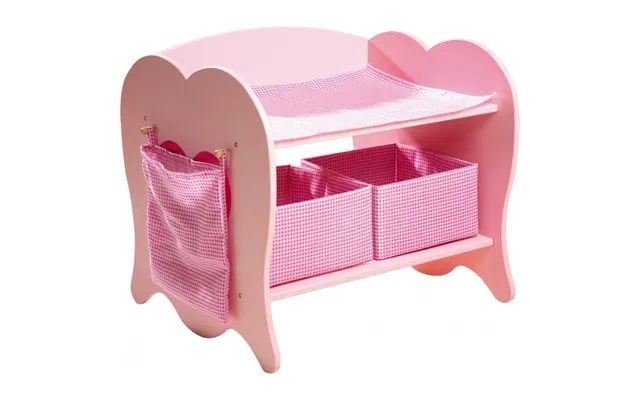 Small foot baby changing table - pink product image