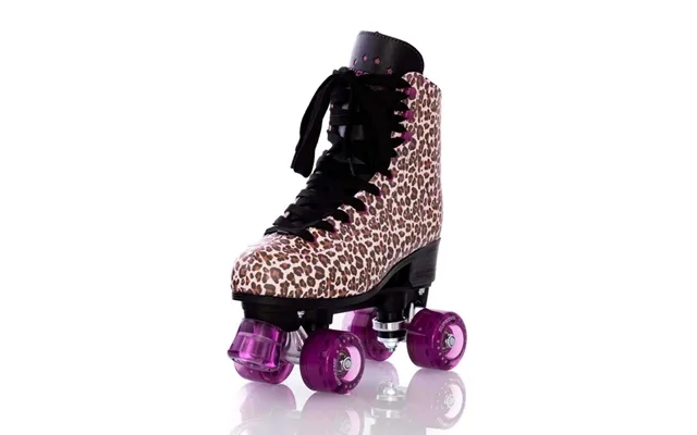 Supreme Rollers Del Rey Adjustable Side By Side Skate Leopard Str product image
