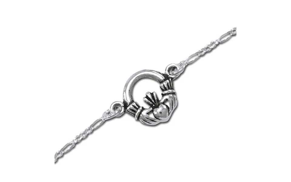 Anklet with claddagh - 22cm