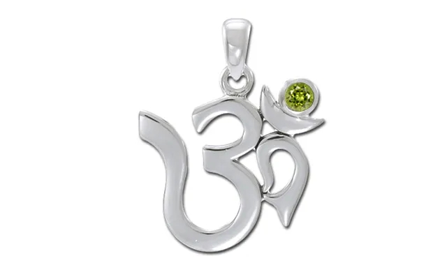 Aum Vedhæng Med Peridot - 26mm product image