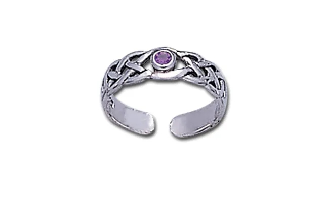 Toe ring with amethyst product image
