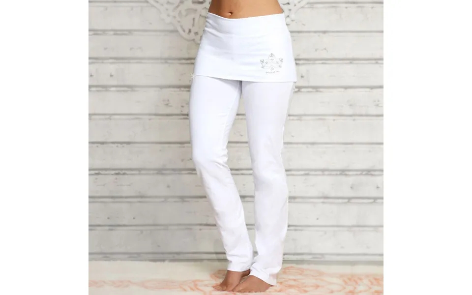 Yoga Bukser Med Nederdel - Hvid