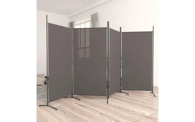 4-Panels room divider 346x180 cm fabric anthracite product image