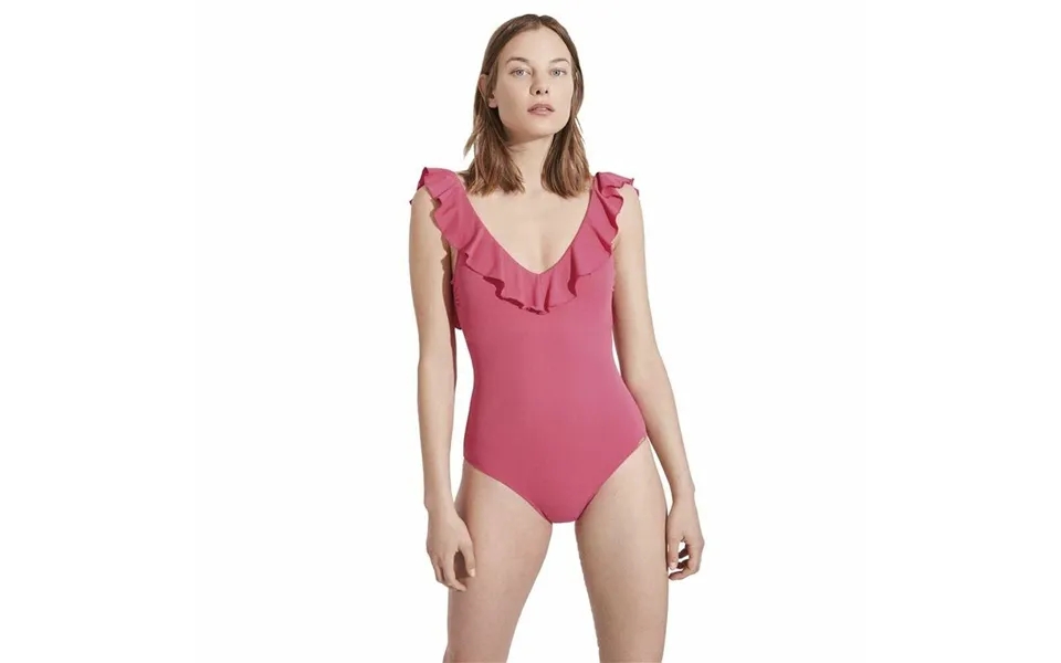 Swimwear to women ysabel mora with ruffles 100